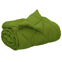 Produktbild för Full Års-Duvet Grön 220 x 240 cm Mikrofiber