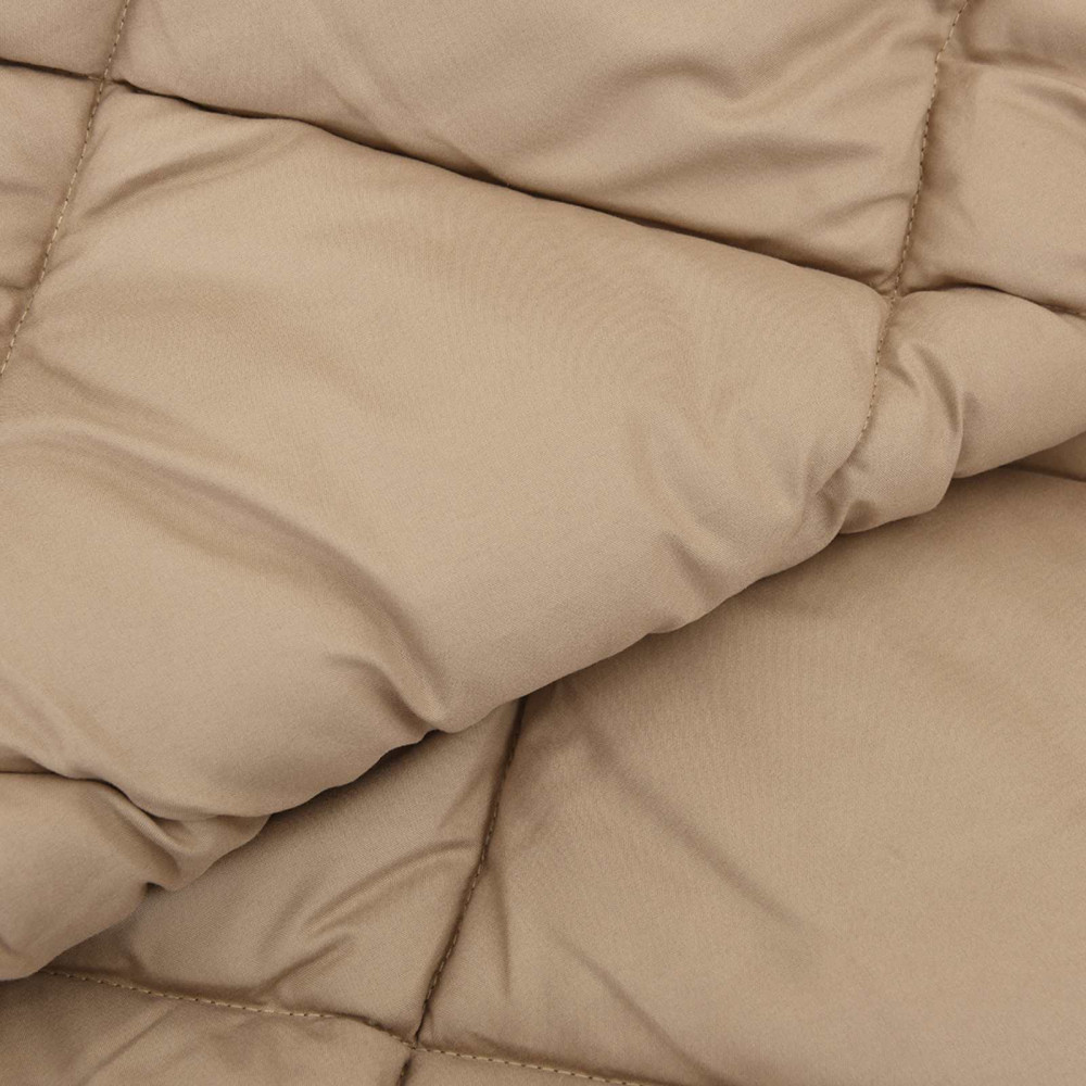Produktbild för Vinter Täcke Taupe 135 x 200 cm Mikrofiber