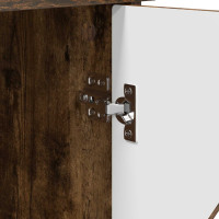Produktbild för Katt hus Rökt ek 53 x 52 x 62 cm Konstruerat trä