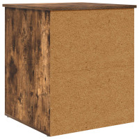 Produktbild för Katt hus Rökt ek 53 x 52 x 62 cm Konstruerat trä