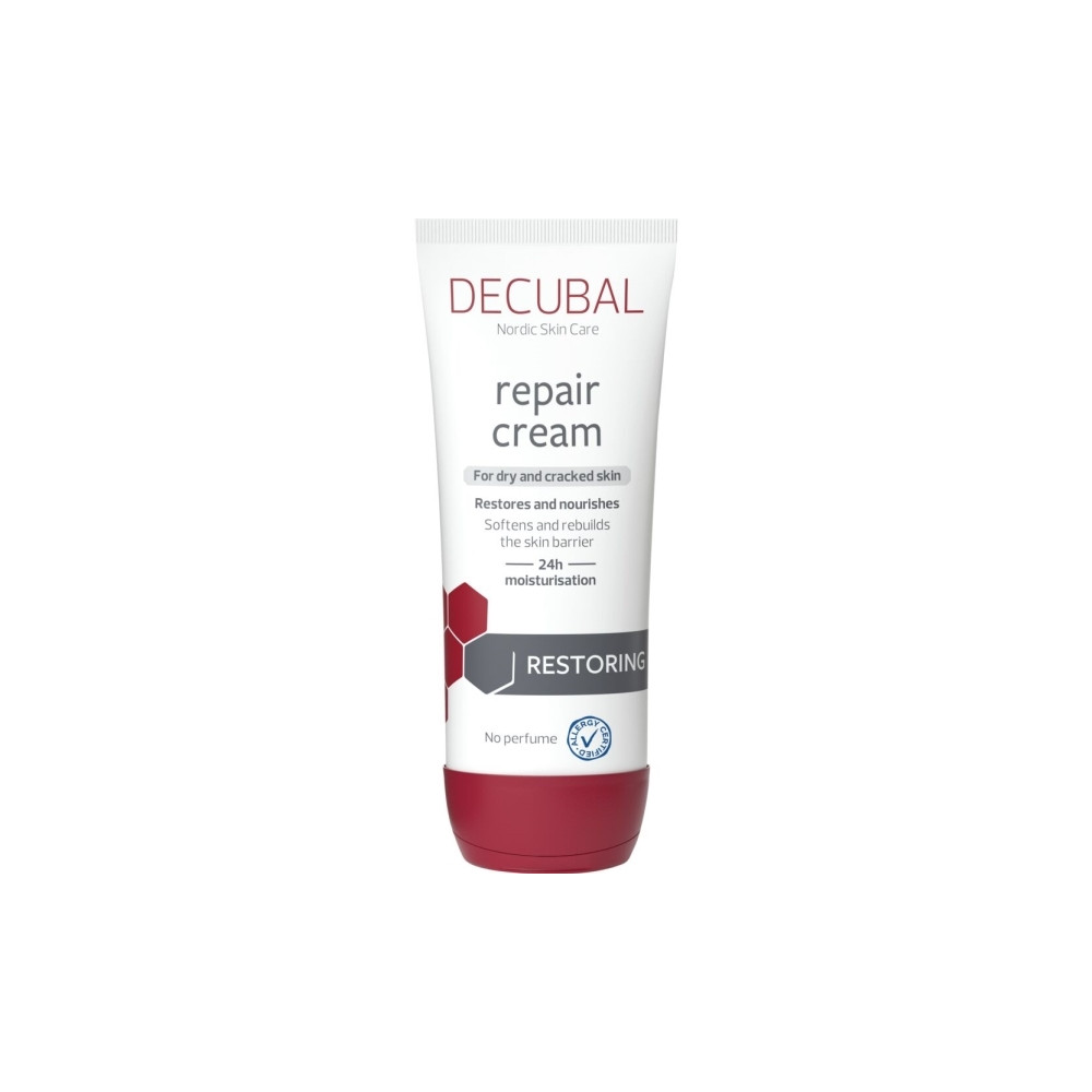 Produktbild för Hudkräm, Decubal Repair, 100 ml, utan färg och parfym, 70 %...