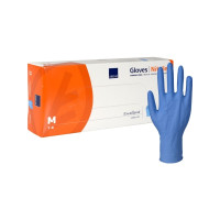 Produktbild för Abena HospiCare Long - handskar - medium - nitrilgummi - blå (paket om 100)