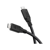 Produktbild för goobay - USB typ C-kabel - 24 pin USB-C till 24 pin USB-C - 50 cm