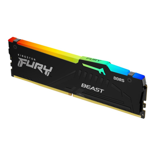 Kingston Technology Kingston FURY Beast RGB - DDR5 - modul - 16 GB - DIMM 288-pin / PC5-44800 - ej buffrad
