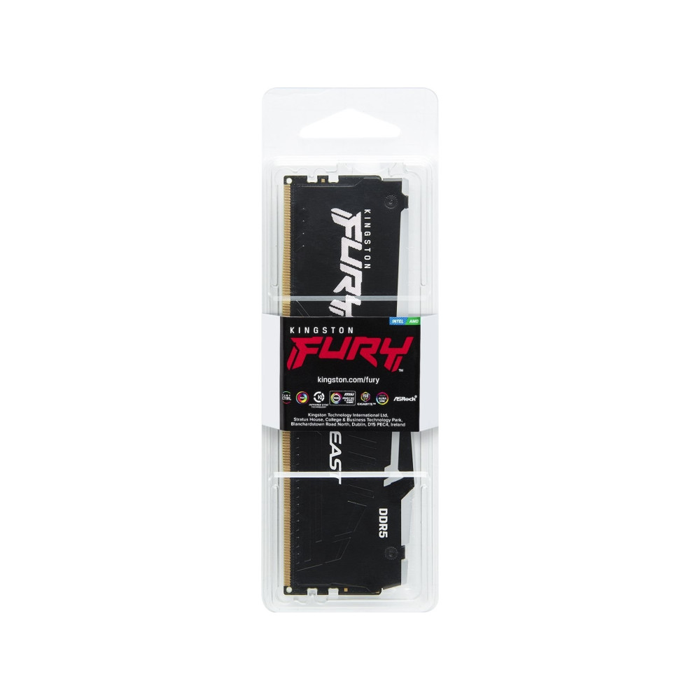 Produktbild för Kingston FURY Beast RGB - DDR5 - modul - 16 GB - DIMM 288-pin / PC5-44800 - ej buffrad
