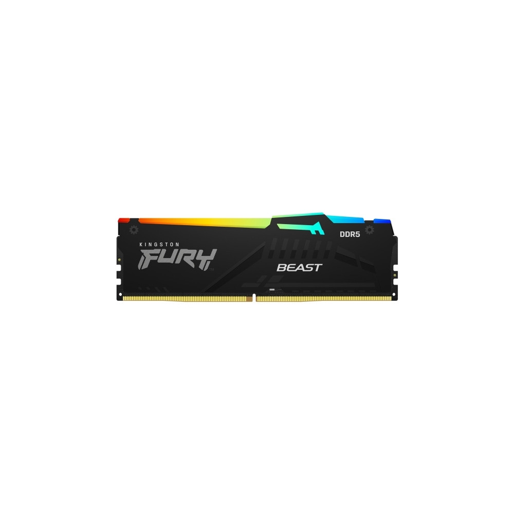 Produktbild för Kingston FURY Beast RGB - DDR5 - modul - 16 GB - DIMM 288-pin / PC5-44800 - ej buffrad