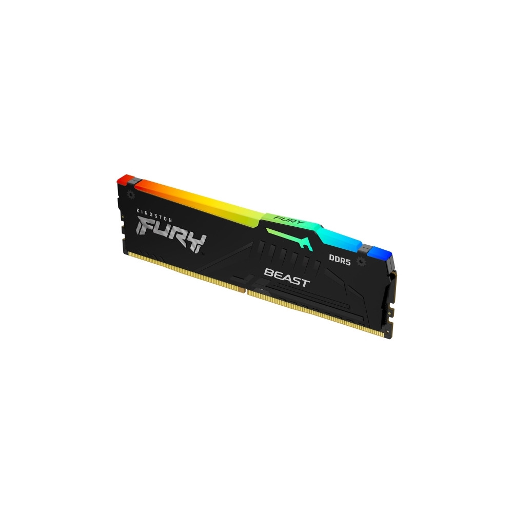 Produktbild för Kingston FURY Beast RGB - DDR5 - modul - 16 GB - DIMM 288-pin / PC5-44800 - ej buffrad