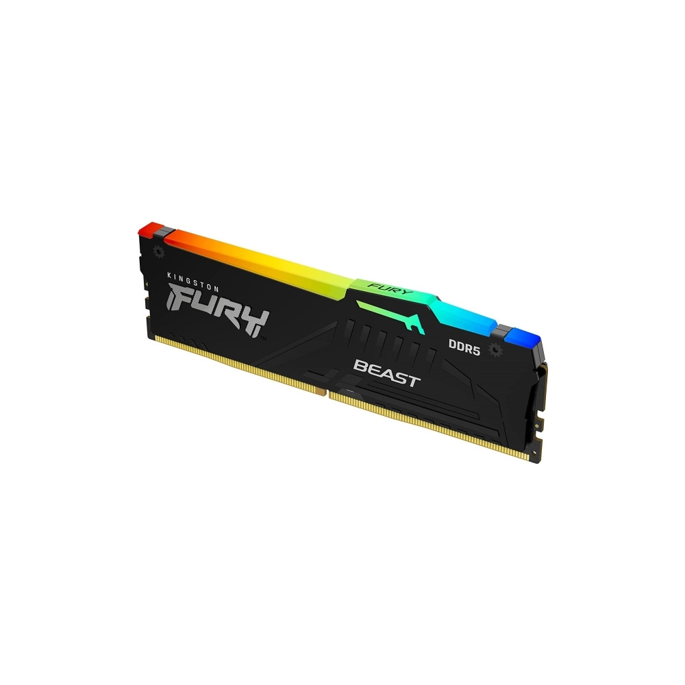 Produktbild för Kingston FURY Beast RGB - DDR5 - modul - 16 GB - DIMM 288-pin / PC5-44800 - ej buffrad