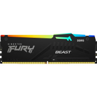 Produktbild för Kingston FURY Beast RGB - DDR5 - modul - 16 GB - DIMM 288-pin / PC5-44800 - ej buffrad