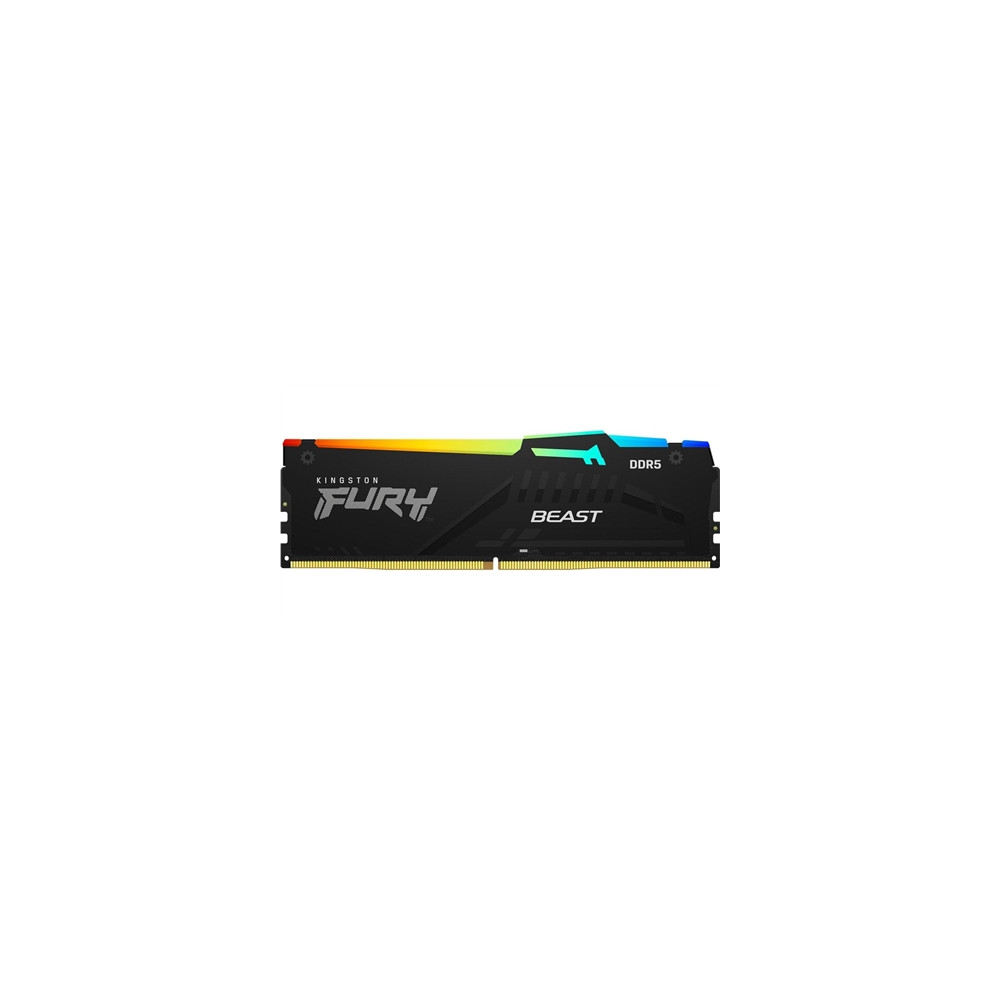 Produktbild för Kingston FURY Beast RGB - DDR5 - modul - 16 GB - DIMM 288-pin / PC5-44800 - ej buffrad