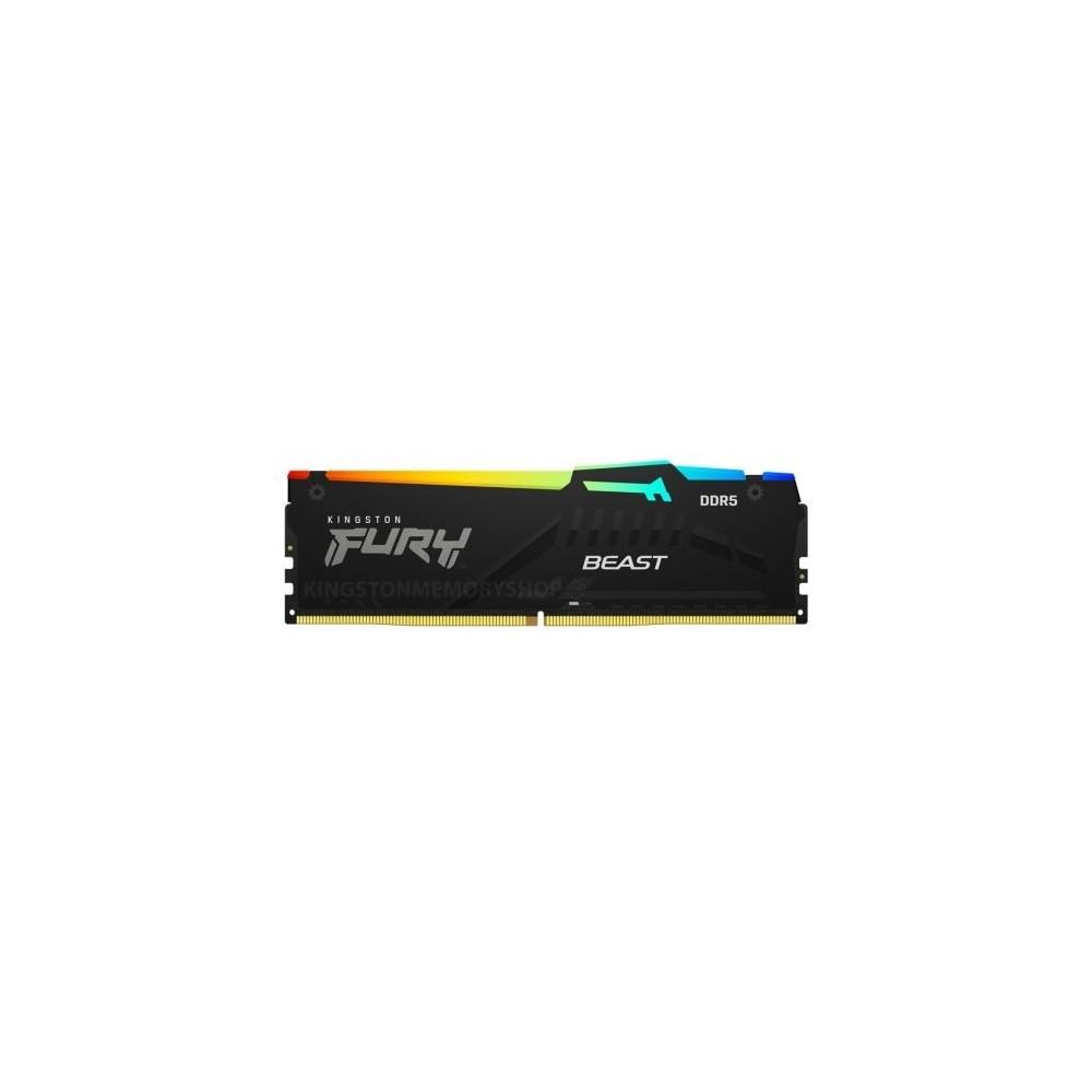 Produktbild för Kingston FURY Beast RGB - DDR5 - modul - 16 GB - DIMM 288-pin / PC5-44800 - ej buffrad