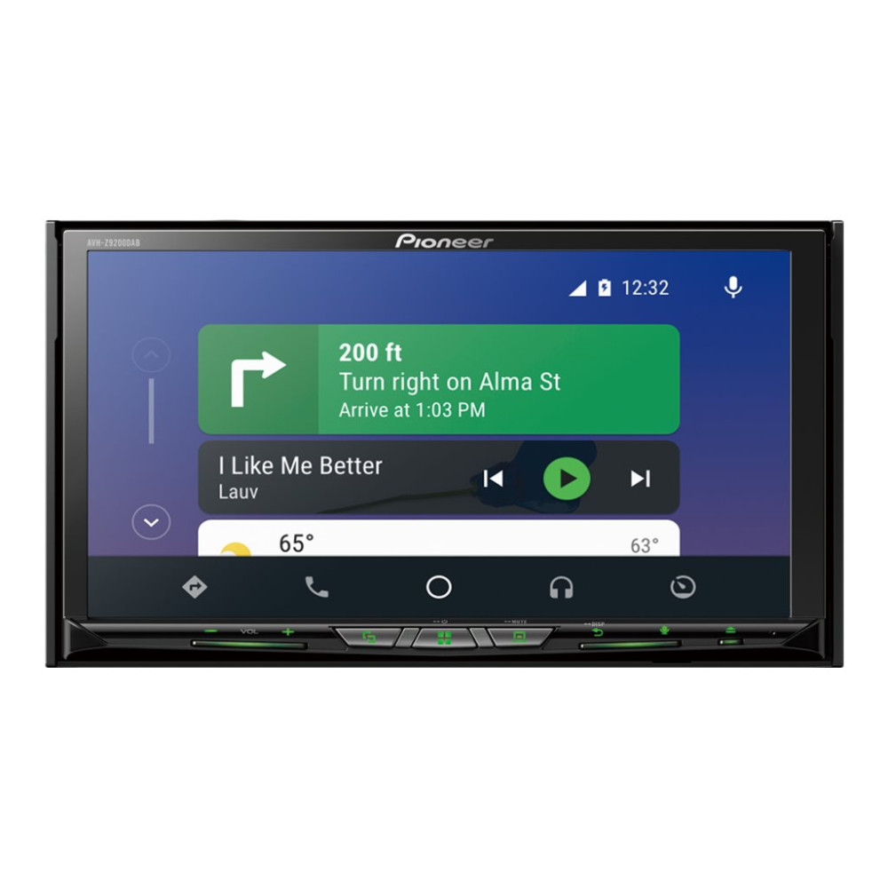 Produktbild för Pioneer AVH-Z9200DAB - DVD-mottagare - display 7" - inbyggd enhet - Dubbel-DIN