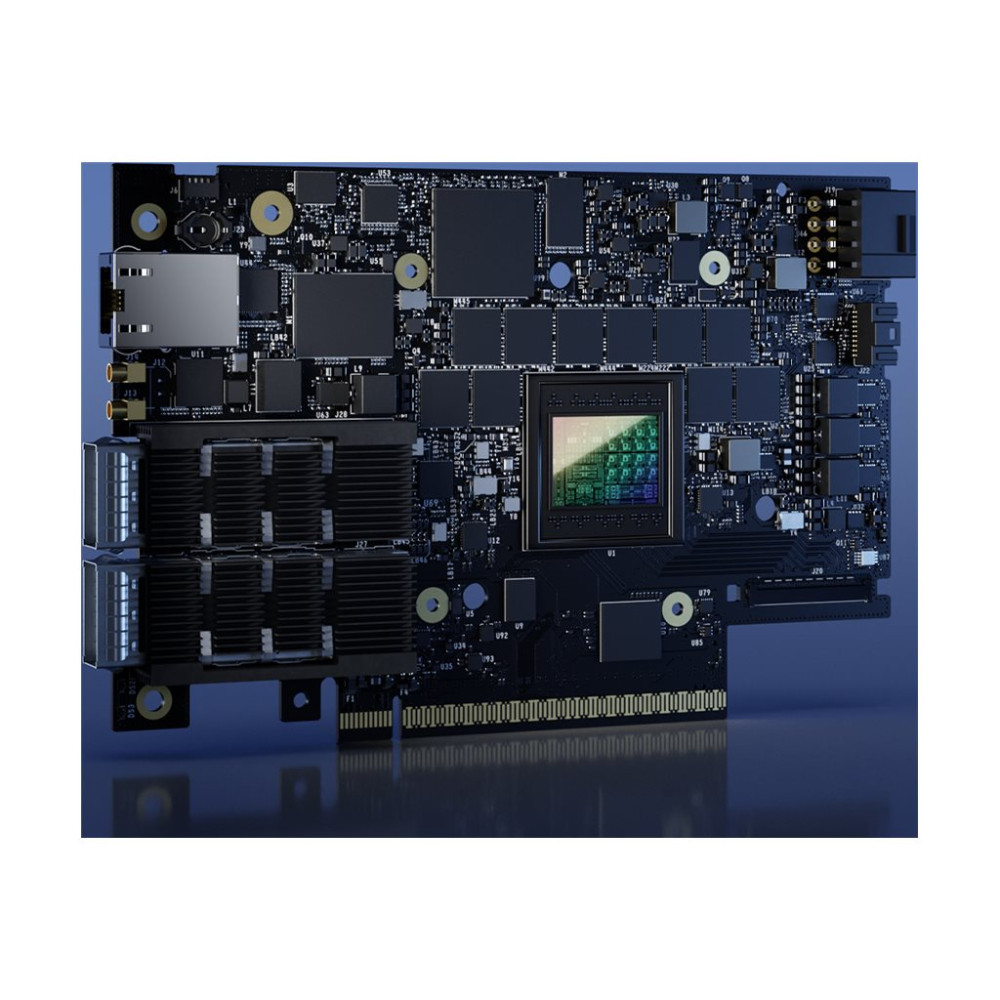 Produktbild för NVIDIA BlueField-3 P-Series B3220 - nätverksadapter - PCIe 5.0 x16 - 200 Gigabit QSFP112 x 2