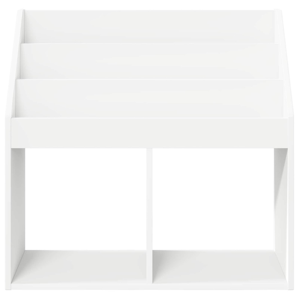 Produktbild för Barnbokhylla Vit 72,5 x 29,5 x 69 cm Konstruerat trä