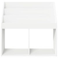 Produktbild för Barnbokhylla Vit 72,5 x 29,5 x 69 cm Konstruerat trä