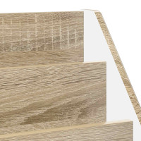 Produktbild för Barnbokhylla Sonoma-ek 72,5 x 29,5 x 69 cm Konstruerat trä
