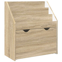 Produktbild för Barnbokhylla Sonoma-ek 60 x 29,5 x 69 cm Konstruerat trä