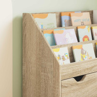 Produktbild för Barnbokhylla Sonoma-ek 60 x 29,5 x 69 cm Konstruerat trä