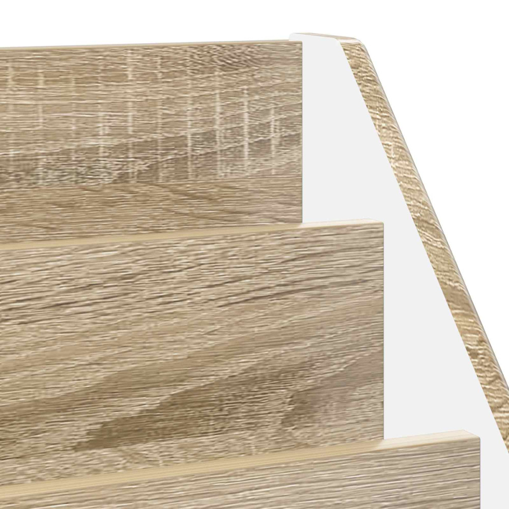Produktbild för Barnbokhylla Sonoma-ek 60 x 29,5 x 69 cm Konstruerat trä