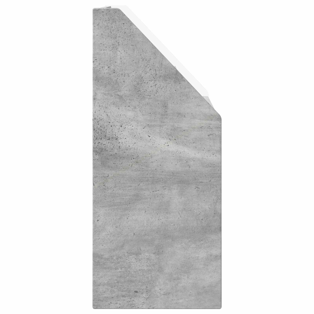 Produktbild för Barnbokhylla Betonggrå 60 x 29,5 x 69 cm Konstruerat trä