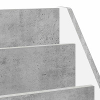 Produktbild för Barnbokhylla Betonggrå 60 x 29,5 x 69 cm Konstruerat trä