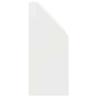 Produktbild för Barnbokhylla Högblanka vita 60 x 29,5 x 69 cm Konstruerat trä