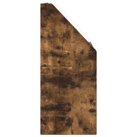 Produktbild för Barnbokhylla med låda Rökt ek 60 x 29,5 x 69 cm Konstruerat trä