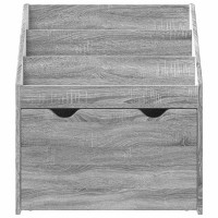 Produktbild för Barnbokhylla Grå Sonoma 60 x 29,5 x 69 cm Konstruerat trä