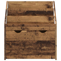Produktbild för Barnbokhylla Gammalt trä 60 x 29,5 x 69 cm Konstruerat trä