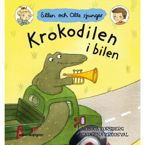 No Brand Bok visbok Krokodilen i bilen