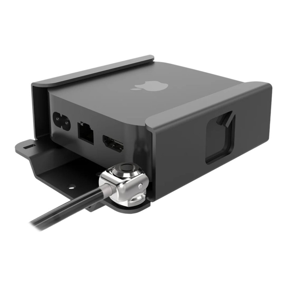 Produktbild för Compulocks Apple TV Security Mount (4K 3rd Gen) (2022) monteringssats - Ventilerad - för mediabox - svart
