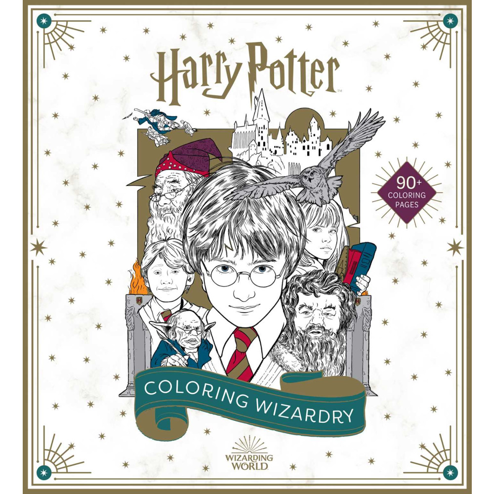 Produktbild för Harry Potter: Coloring Wizardry (häftad, eng)