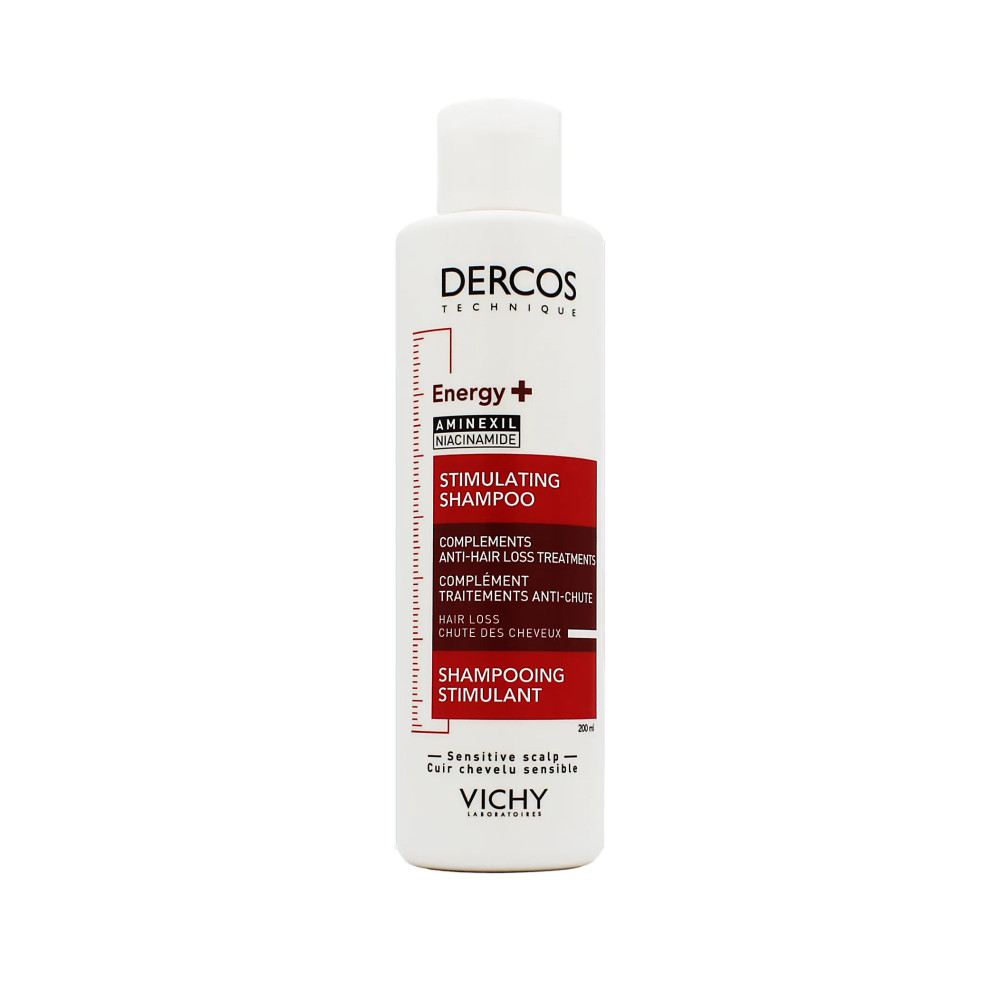 Produktbild för Vichy Dercos Energy+ Stimulating Shampoo strengthening shampoo against hair loss 200 ml