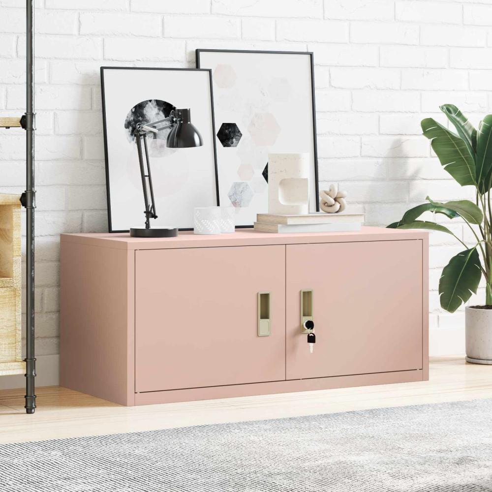 Produktbild för Förvaringsskåp Rosa 90 x 40 x 40 cm Stål