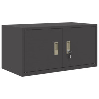 Produktbild för Förvaringsskåp Svart 80 x 40 x 40 cm Stål