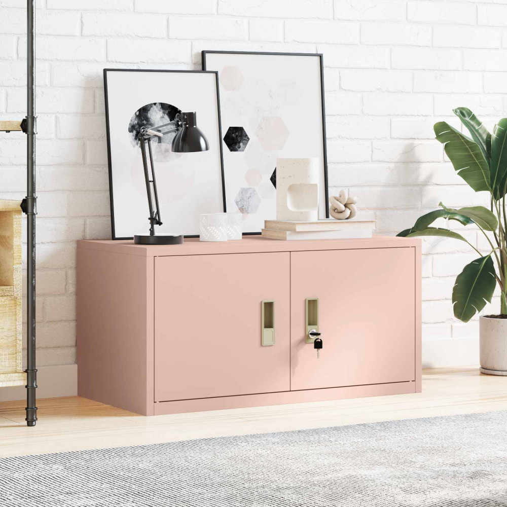 Produktbild för Förvaringsskåp Rosa 80 x 40 x 40 cm Stål