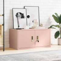 Produktbild för Förvaringsskåp Rosa 80 x 40 x 40 cm Stål