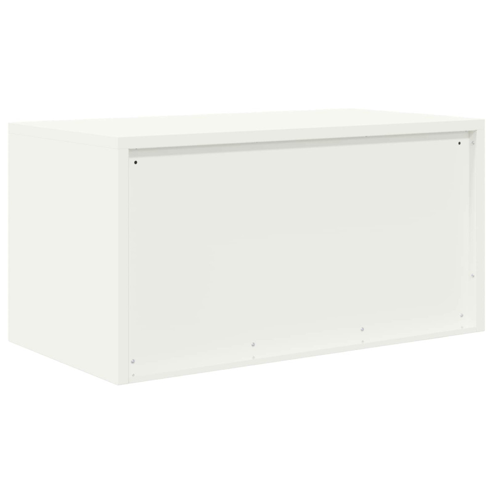 Produktbild för Förvaringsskåp Vit 80 x 40 x 40 cm Stål