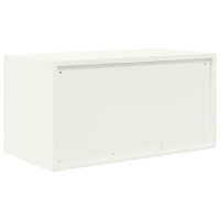 Produktbild för Förvaringsskåp Vit 80 x 40 x 40 cm Stål
