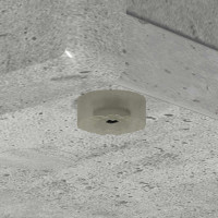 Produktbild för Sidobrett Betonggrå 33 x 32 x 70,5 cm Konstruerat trä