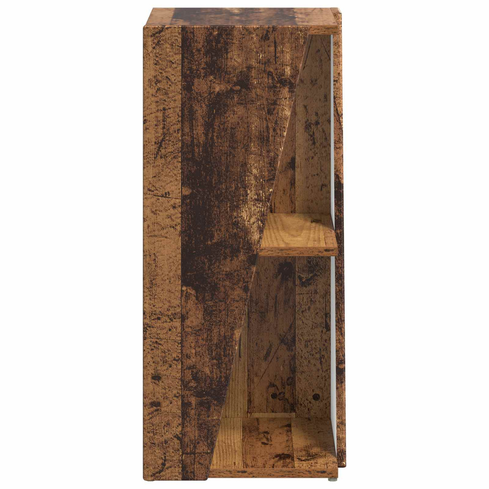 Produktbild för Sidobrett Gammalt trä 33 x 32 x 70,5 cm Konstruerat trä