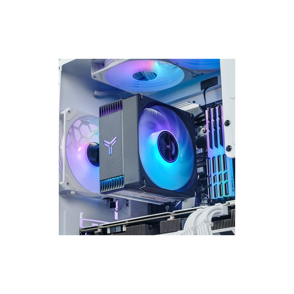 Produktbild för Jonsbo CR-1000 EVO ARGB Black, Fan, 12 cm, 600 RPM, 1500 RPM...