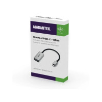 Produktbild för Marmitek 25008369, Svart, Silver, 0,15 m, 3840 x 2160 pixlar...