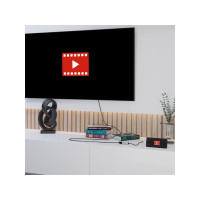 Produktbild för Marmitek 25008369, Svart, Silver, 0,15 m, 3840 x 2160 pixlar...