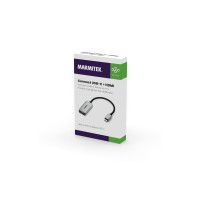 Produktbild för Marmitek 25008369, Svart, Silver, 0,15 m, 3840 x 2160 pixlar...