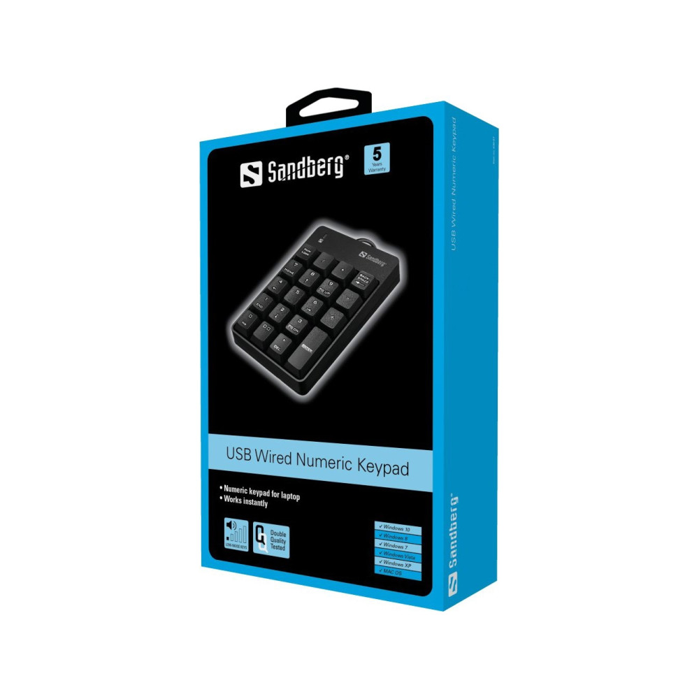 Produktbild för Sandberg USB Wired Numeric Keypad - tangentsats Inmatningsenhet