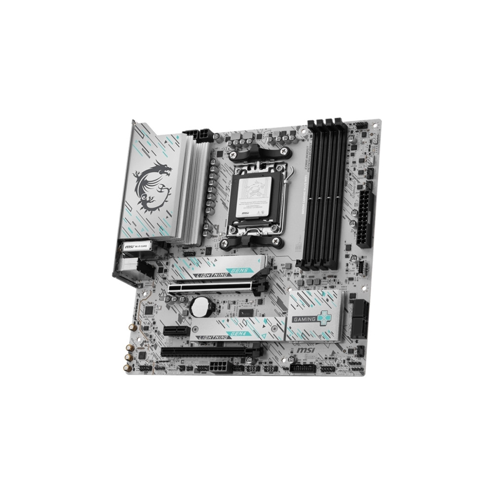 Produktbild för MSI B850M GAMING PLUS WIFI - moderkort - micro ATX - Socket AM5 - AMD B850