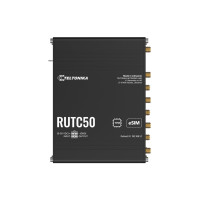 Produktbild för Teltonika RUTC50 - trådlös router - WWAN - Wi-Fi 6 - 3G, 4G, 5G - DIN-skenmonterbar, väggmonterbar, bordsmonterbar