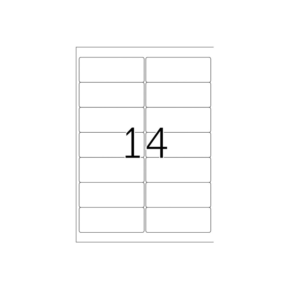Produktbild för HERMA Special - adresslappar - matt - 350 etikett (er) - 99.1 x 38.1 mm