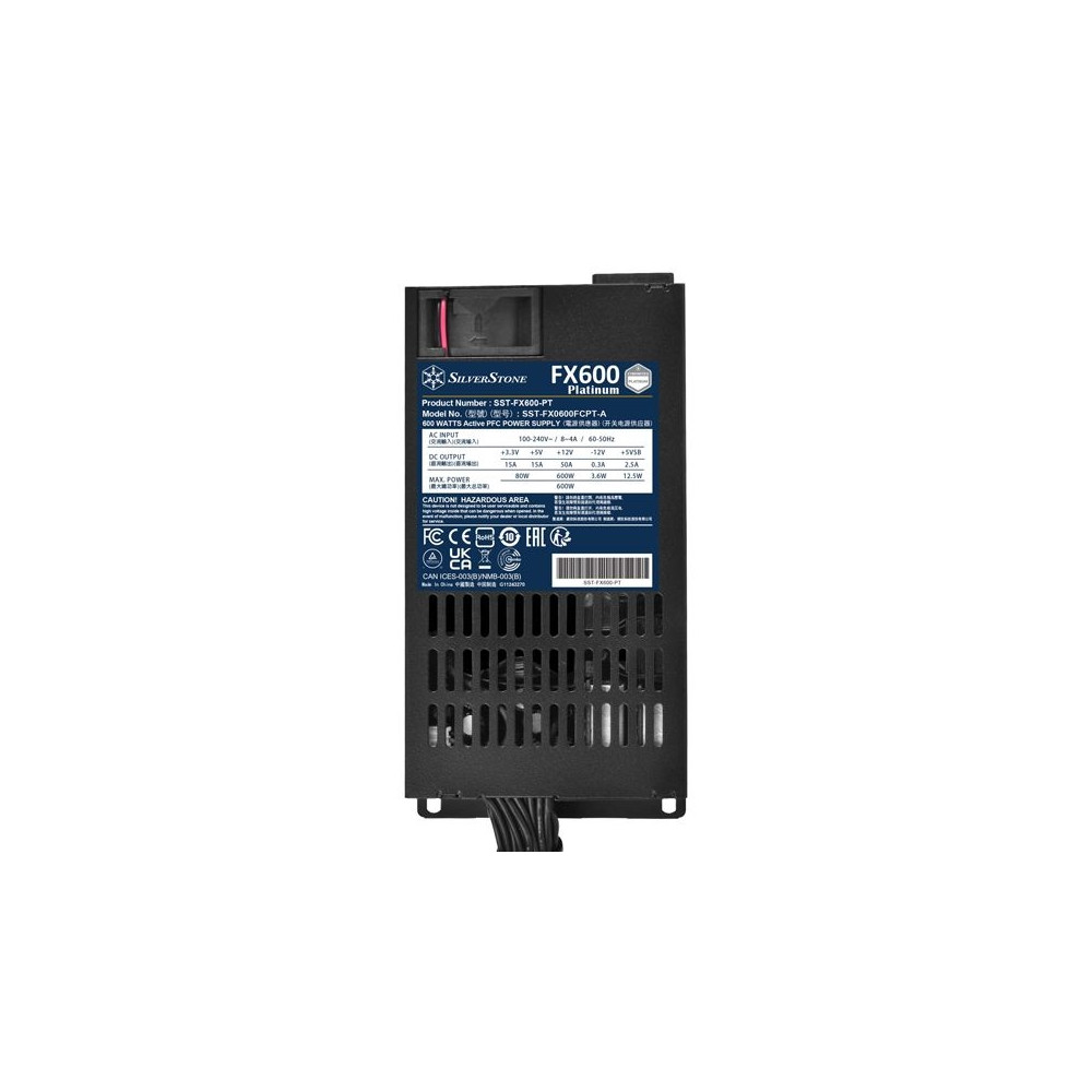 Produktbild för SilverStone Flex ATX FX600 Platinum